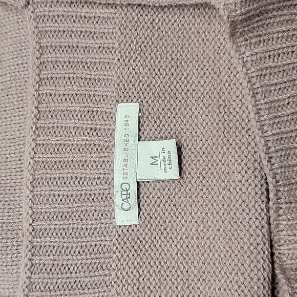 Cato, Dusty Rose, Size M, Knit Tank / Sleeveless Top, Cropped with Finished Hem - Picture 4 of 8